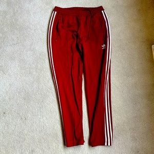 Red Adidas Track Pants